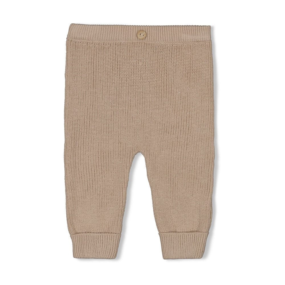 THE KNITS - Organic Cotton Ribbed Knit Pants