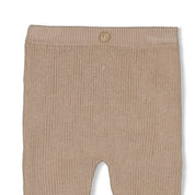 THE KNITS - Organic Cotton Ribbed Knit Pants