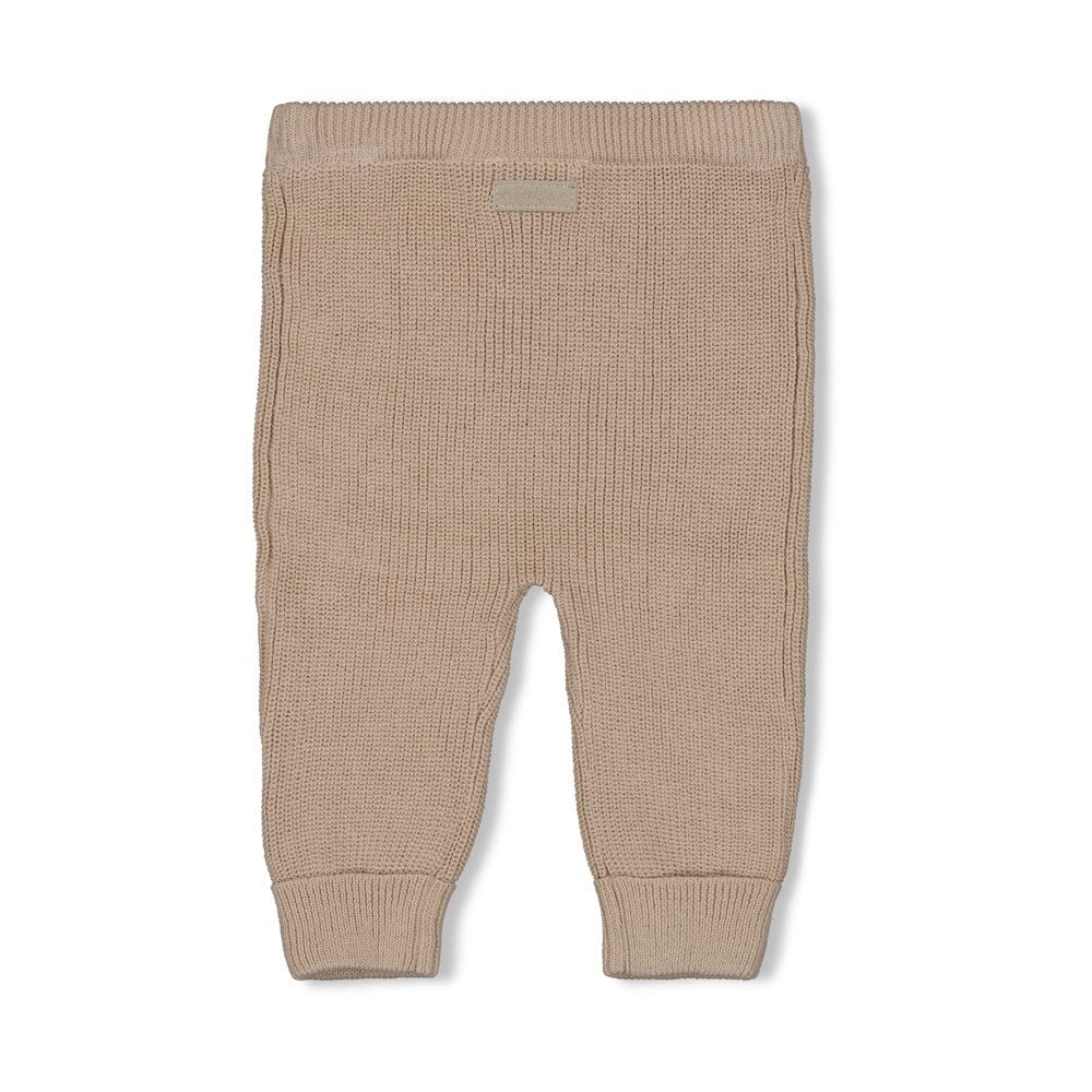 THE KNITS - Organic Cotton Ribbed Knit Pants