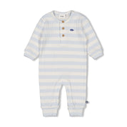 BLUE OCEAN	 - Organic Cotton Rib Jersey Coverall
