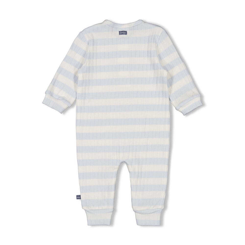 BLUE OCEAN	 - Organic Cotton Rib Jersey Coverall