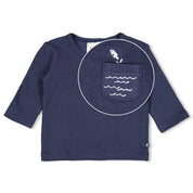BLUE OCEAN - Organic Cotton French Terry Fashion Top