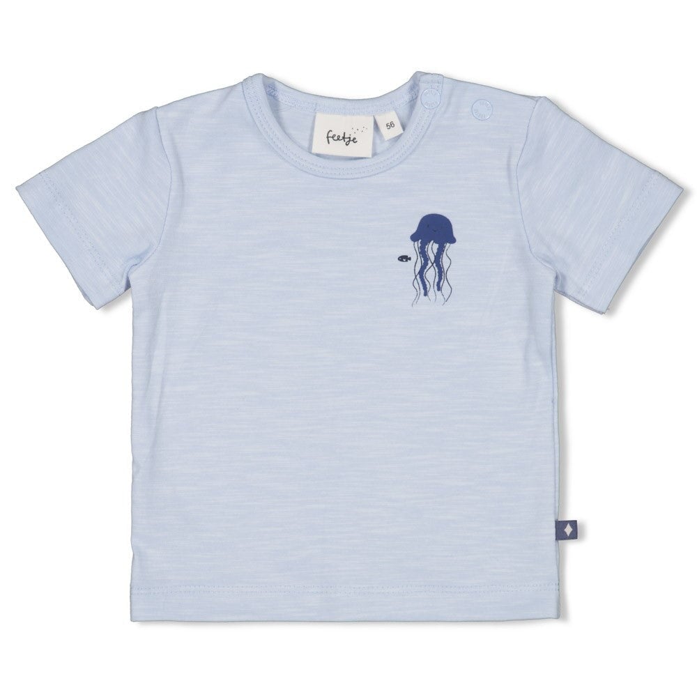 BLUE OCEAN	 - Organic Cotton Single Jersey Slub Fashion Top