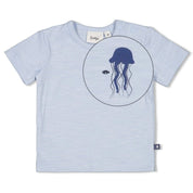 BLUE OCEAN	 - Organic Cotton Single Jersey Slub Fashion Top