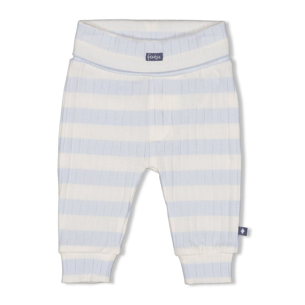BLUE OCEAN	 - Organic Cotton Rib Jersey Pants