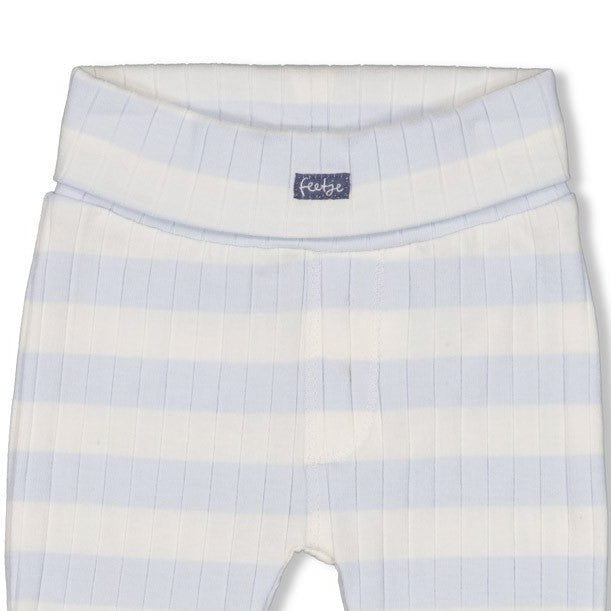 BLUE OCEAN	 - Organic Cotton Rib Jersey Pants
