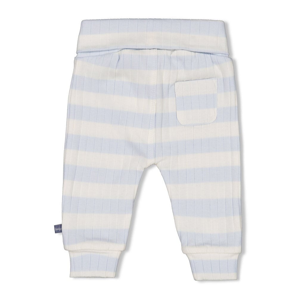 BLUE OCEAN	 - Organic Cotton Rib Jersey Pants