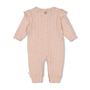 DELICATE FLOWER - Organic Cotton Rib Pointelle Coverall