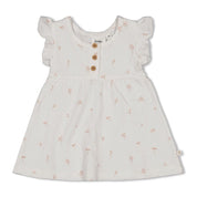 DELICATE FLOWER Organic Cotton Crinkle Jersey Dress