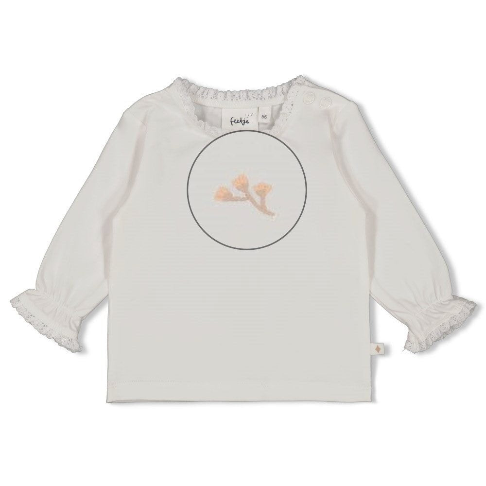 DELICATE FLOWER - Organic Cotton Single Jersey Fashion Top