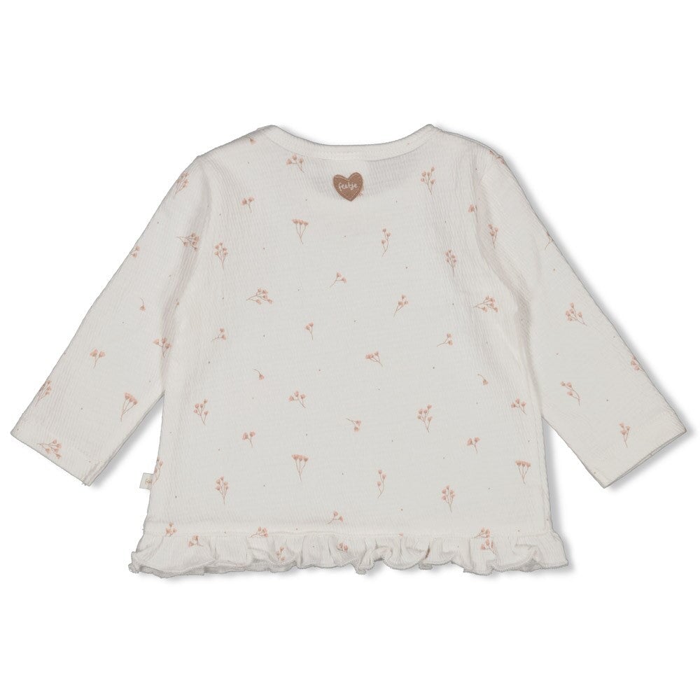DELICATE FLOWER - Organic Cotton Crinkle Jersey Fashion Top