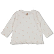 DELICATE FLOWER - Organic Cotton Crinkle Jersey Fashion Top