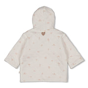 DELICATE FLOWER - Organic Cotton Reversible Hooded Jacket