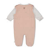 DELICATE FLOWER - Organic Cotton 2-Piece Footed Romper