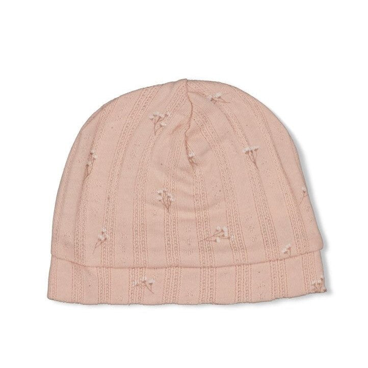 DELICATE FLOWER - Organic Cotton Rib Pointelle Hat
