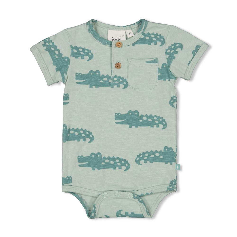 YOU CROC MY WORLD - Organic Cotton Single Jersey Slub Bodysuit