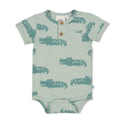 YOU CROC MY WORLD - Organic Cotton Single Jersey Slub Bodysuit