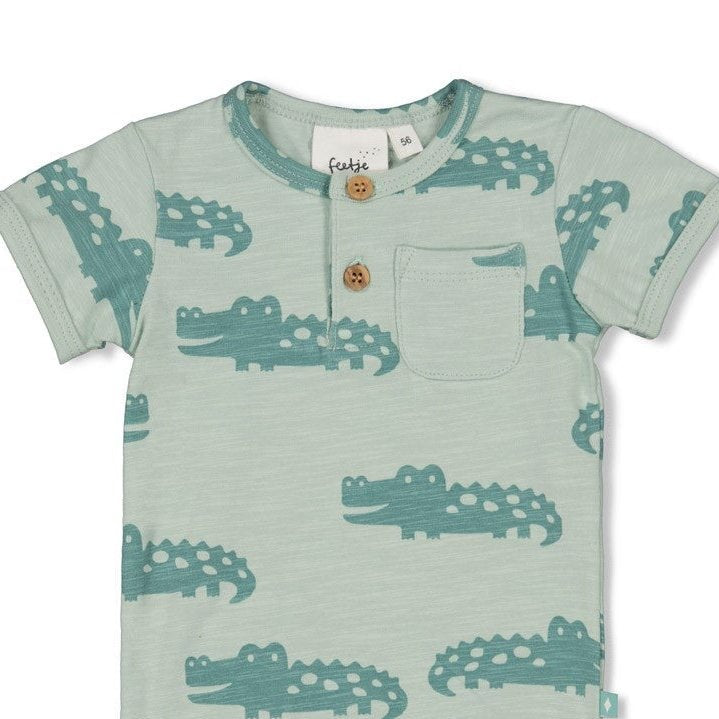YOU CROC MY WORLD - Organic Cotton Single Jersey Slub Bodysuit
