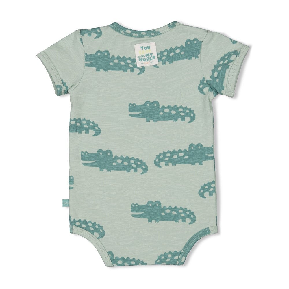YOU CROC MY WORLD - Organic Cotton Single Jersey Slub Bodysuit