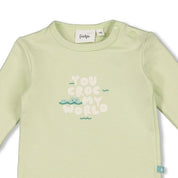 YOU CROC MY WORLD - Organic Cotton French Terry Fashion Top