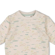 YOU CROC MY WORLD - Organic Cotton French Terry Sweat Top