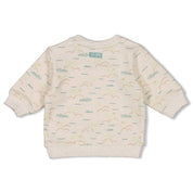YOU CROC MY WORLD - Organic Cotton French Terry Sweat Top