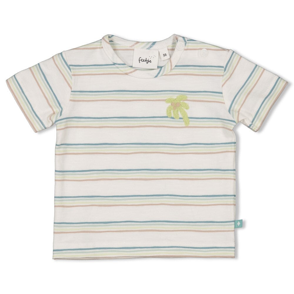 YOU CROC MY WORLD  - Organic Cotton Single Jersey Slub Stripe Tope