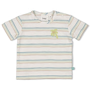 YOU CROC MY WORLD  - Organic Cotton Single Jersey Slub Stripe Tope