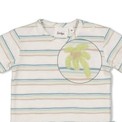 YOU CROC MY WORLD  - Organic Cotton Single Jersey Slub Stripe Tope