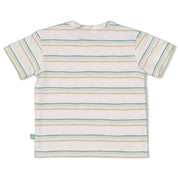 YOU CROC MY WORLD  - Organic Cotton Single Jersey Slub Stripe Tope
