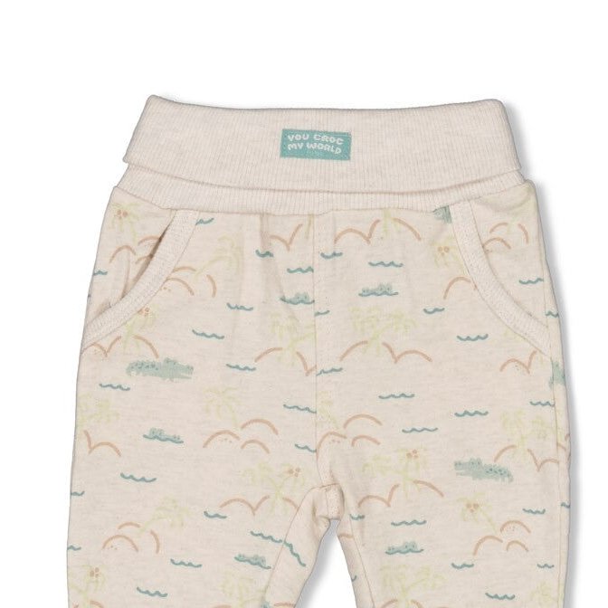 YOU CROC MY WORLD - Organic Cotton French Terry Pants
