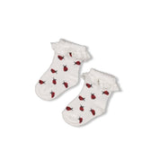 LADYBUG - Organic Cotton Ruffle Socks