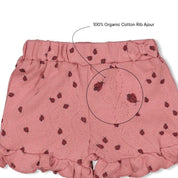 LADYBUG - Organic Cotton Rib Ajour Shorts