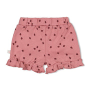 LADYBUG - Organic Cotton Rib Ajour Shorts