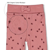 LADYBUG - Organic Cotton Rib Ajour Pants