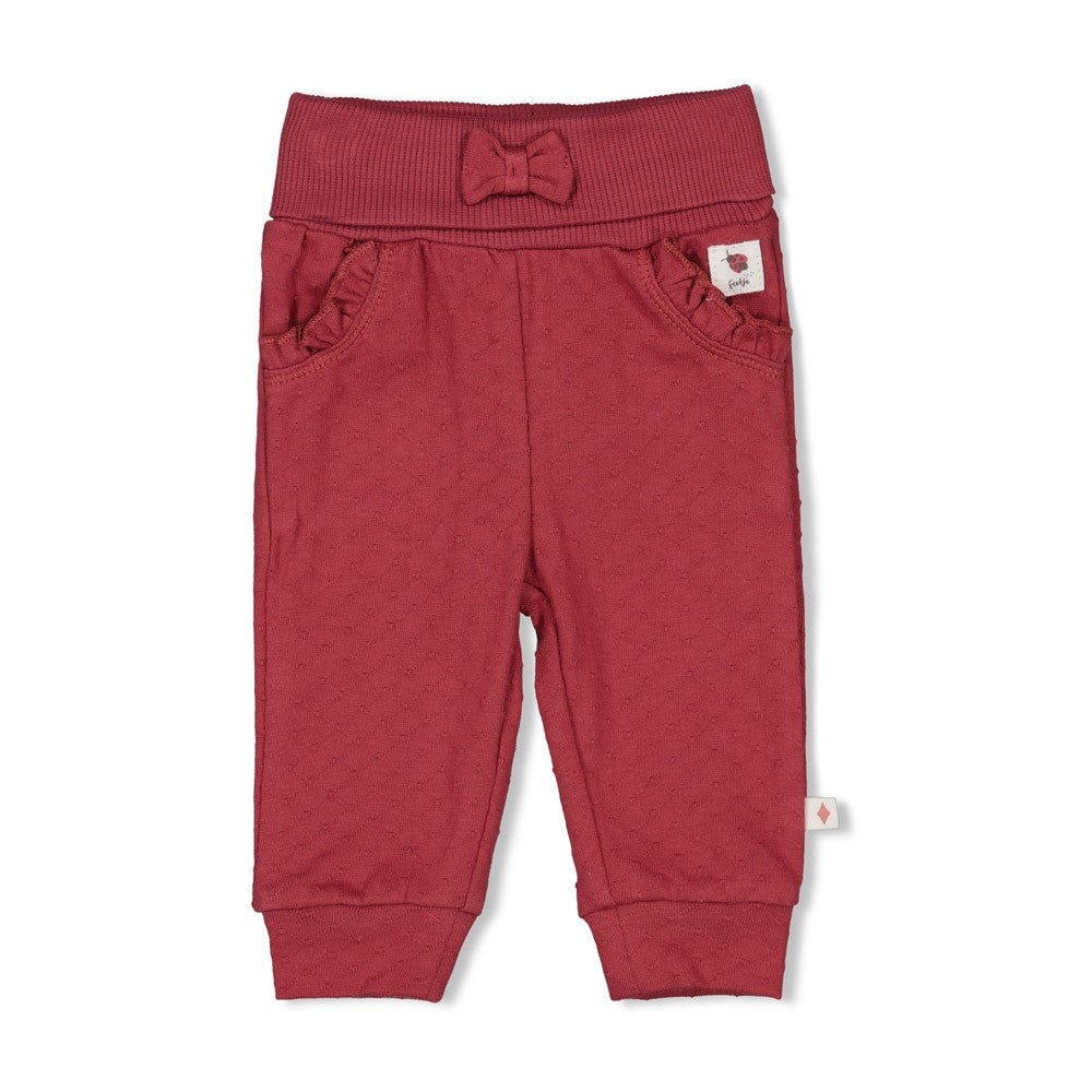 LADYBUG - Organic Cotton Fancy Knit Jersey Pants