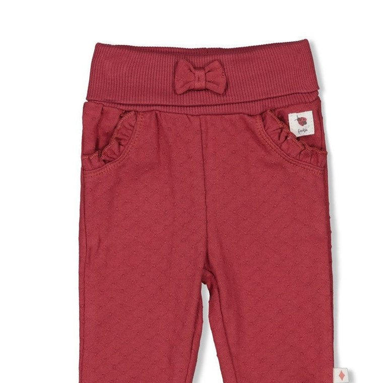 LADYBUG - Organic Cotton Fancy Knit Jersey Pants