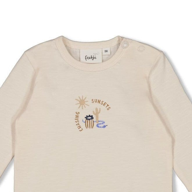 Sssiesta - Single Jersey Slub "Chasing Sunsets" Top