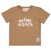 Sssiesta - Single Jersey Slub "Swan" Puff-Print Top