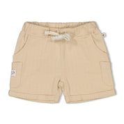 Sssiesta	- Organic Cotton Herringbone Knit Cargo Shorts