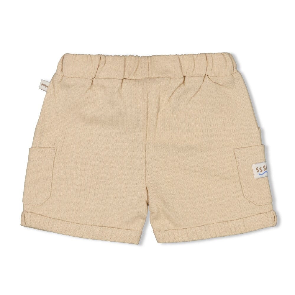 Sssiesta	- Organic Cotton Herringbone Knit Cargo Shorts