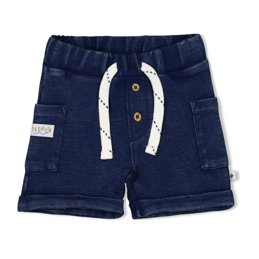 Sssiesta - Organic Cotton French Terry Wrap-Pocket Shorts