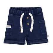Sssiesta - Organic Cotton French Terry Wrap-Pocket Shorts