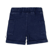 Sssiesta - Organic Cotton French Terry Wrap-Pocket Shorts
