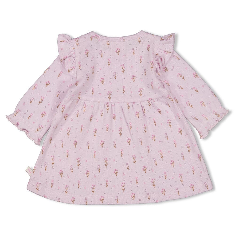 FLOWER RANCH - Pointelle Rib Ruffle Fashion Dress