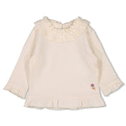 RANCH FLOWERS - Broderie Anglaise Fashion Top