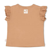 FLOWER RANCH  -Single Jersey "Lucky" Embroidered Top