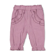 FLOWER RANCH -Mousseline Ruffle Fashion Pants