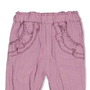 FLOWER RANCH -Mousseline Ruffle Fashion Pants