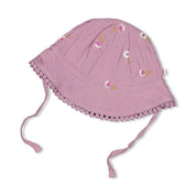 FLOWER RANCH - Floral Embroidered Mousseline Sun Hat
